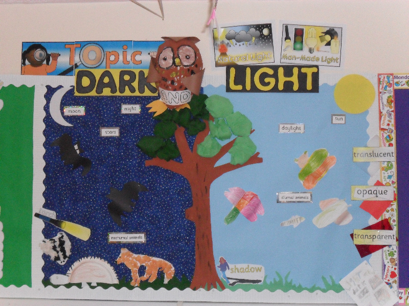 Light and Dark classroom display photo - Photo gallery - SparkleBox