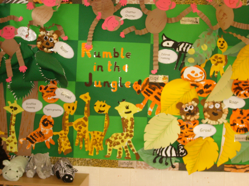 Rumble in the Jungle classroom display photo - Photo gallery - SparkleBox