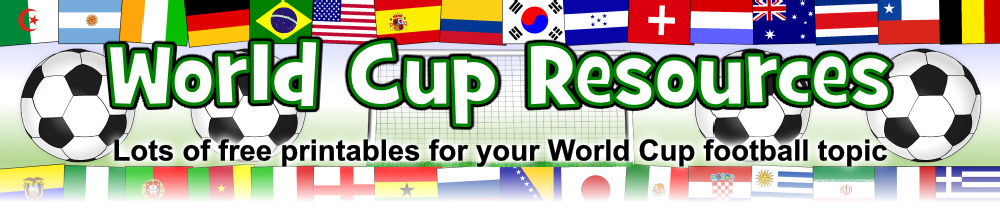 Free Football World Cup Teaching Resources Printables SparkleBox