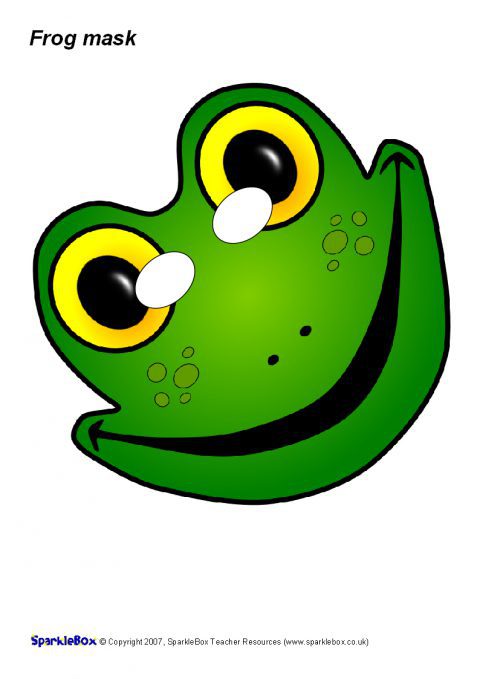 Frog Role-Play Mask (SB1069) - SparkleBox