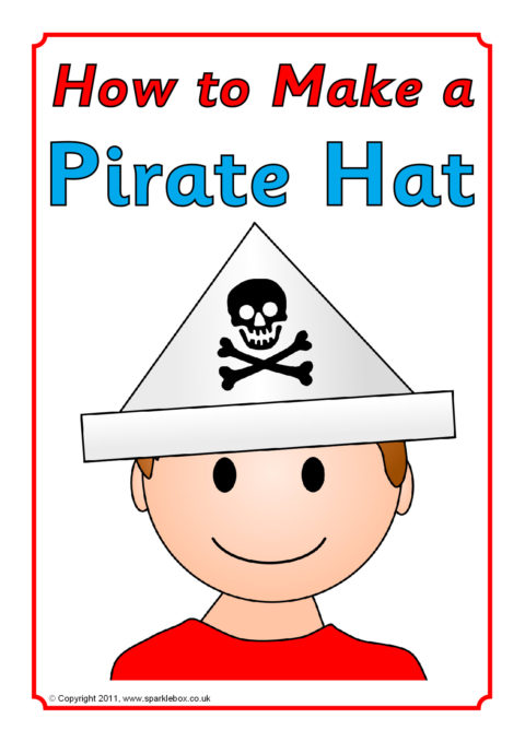 How To Make A Pirate Hat Instructions SB4195 SparkleBox