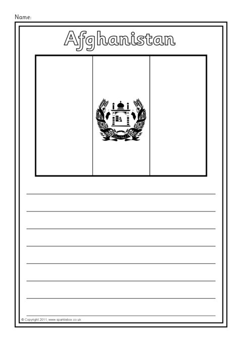 Flags Of The World Colouring Sheets Sb Sparklebox