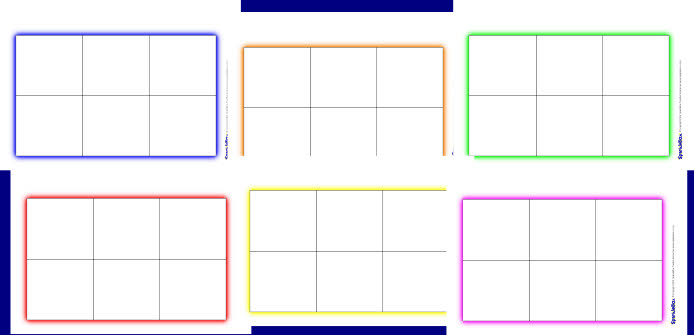 Editable bingo board templates (SB2081) - SparkleBox