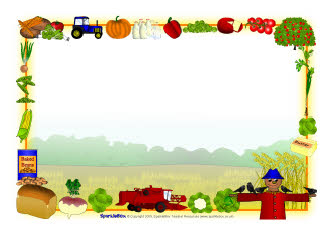 Harvest-themed A4 page borders (SB2855) - SparkleBox