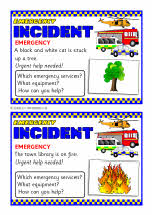 Emergency services incident cards (SB3679) - SparkleBox