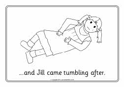 Jack and Jill colouring sheets (SB4287) - SparkleBox