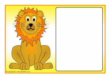 Lion-themed editable target board posters (SB4668) - Sparklebox