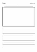 Simple A4 writing frames (SB4730) - SparkleBox