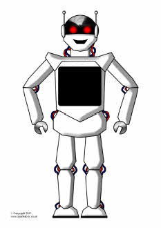 Editable robot templates (SB5592) - SparkleBox