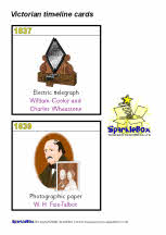 Victorian Inventions Timeline Cards (SB6242) - SparkleBox