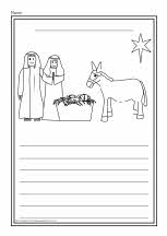 Christmas colour and write worksheets (SB6409) - SparkleBox