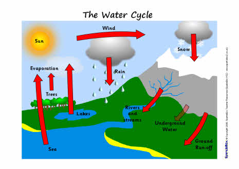 The Water Cycle poster (SB6580) - SparkleBox