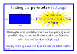 Perimeter And Area Posters (SB6827) - SparkleBox