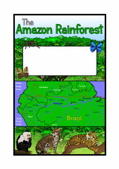 Rainforests/Amazon Rainforest editable topic book covers (SB6982 ...