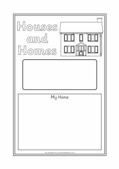 Houses and Homes editable topic book covers (SB7051) - SparkleBox