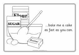 Pat-a-cake colouring sheets (SB7325) - SparkleBox