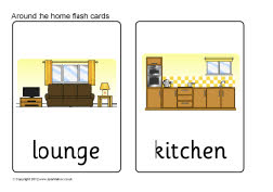 Inside and outside the home flash cards (SB8002) - SparkleBox