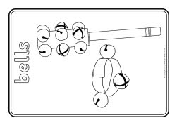 Musical instruments colouring sheets (SB8937) - SparkleBox