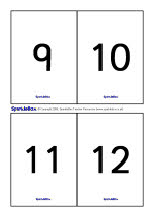 Number cards 0-20 (SB328) - SparkleBox