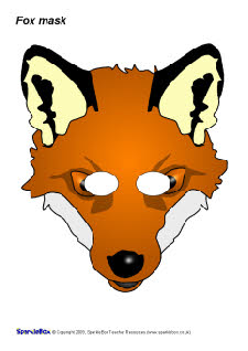 Fox role-play mask (SB880) - SparkleBox