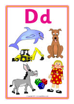 Alphabet picture posters - upper with lower case (SB923) - SparkleBox