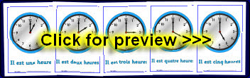 french word clock