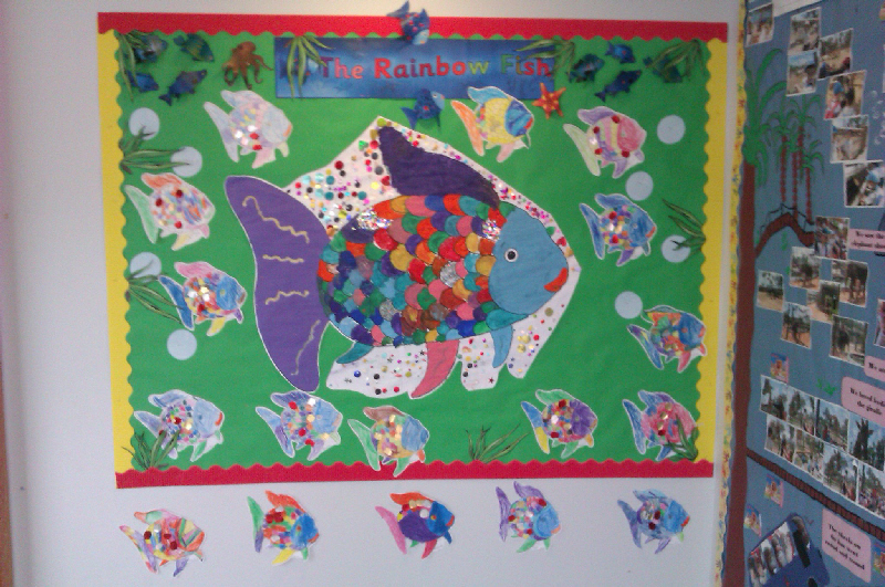 The Rainbow Fish classroom display photo - Photo gallery - SparkleBox