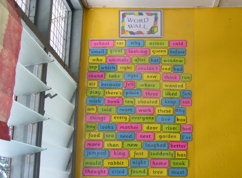 Word Wall Classroom Display Photo SparkleBox