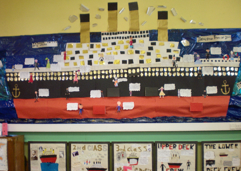 Titanic Disaster classroom display photo - Photo gallery - SparkleBox