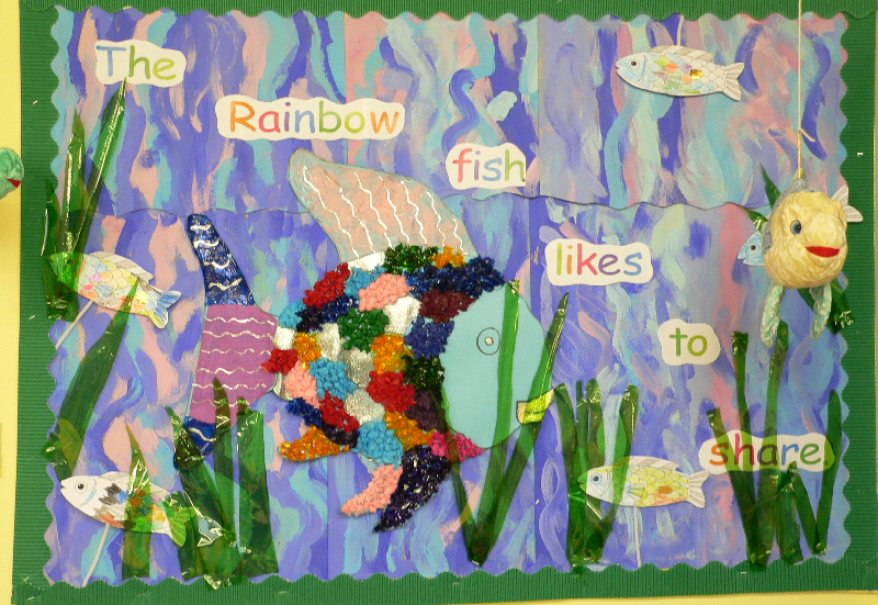 Rainbow Fish classroom display photo - Photo gallery - SparkleBox