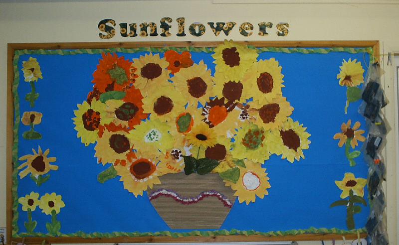 Sunflowers classroom display photo - Photo gallery - SparkleBox