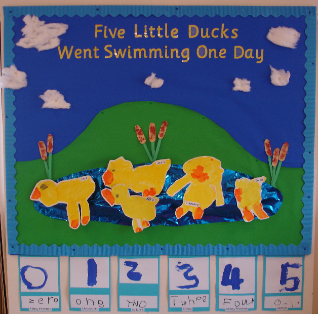 Five Little Ducks classroom display photo - Photo gallery - SparkleBox