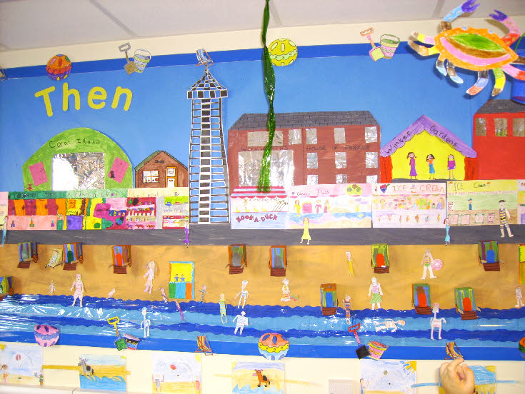 Holiday Then - Blackpool Classroom Display Photo - SparkleBox