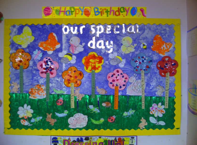 Birthday Board Classroom Display Photo - SparkleBox