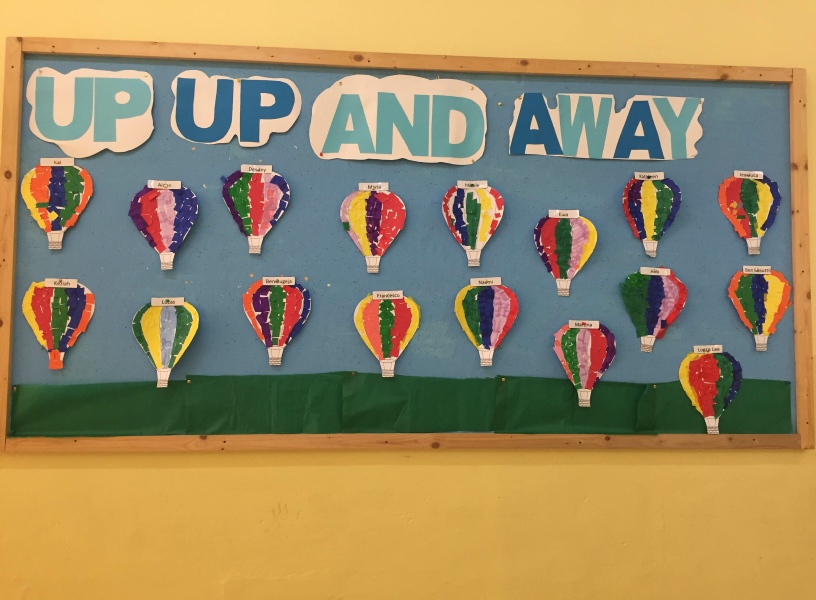 Hot Air Balloons Classroom Display Photo - SparkleBox