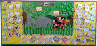 Elmer the Elephant classroom displays photo gallery - SparkleBox