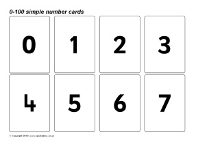 eyfs ks1 printable number cards sparklebox
