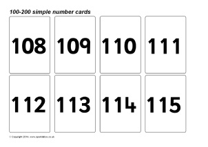 Number Flash Cards Primary Teaching Resources & Printables - SparkleBox
