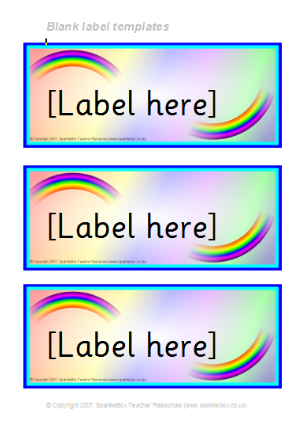 Themed Editable Classroom Labels For Primary School Sparklebox