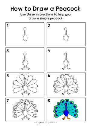 pictures to draw for kids step by step