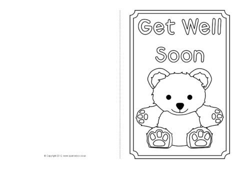 get well soon printable template