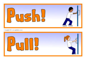 push and pull forces