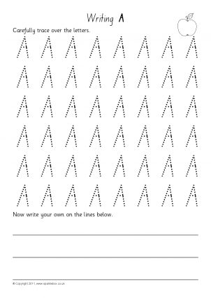 ‘Writing Capital Letters’ Formation Worksheets (SB5023)
