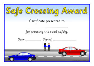 Road Crossing Safety Posters  Road safety poster, Safety posters, Nursery  activities