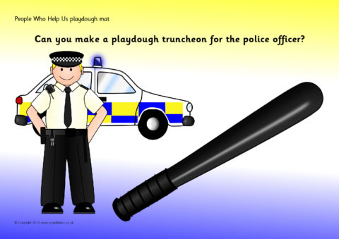 Take Me To The Police Playdough Set • Break Box - Thematic