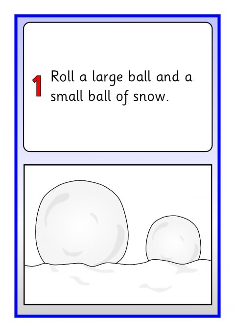 How To Build A Snowman Step By Step