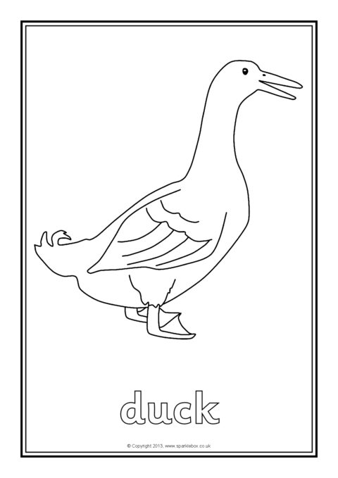 A set of simple colouring sheets featuring some of the