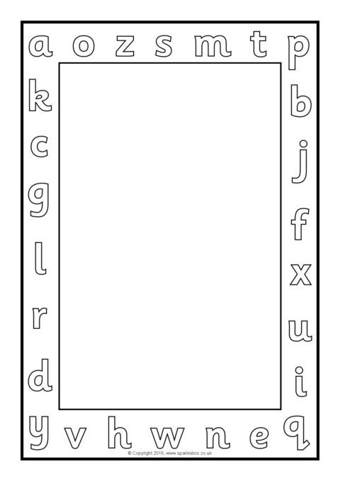 abc border template